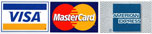 We accept Visa & MasterCard